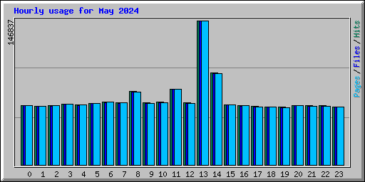 Hourly usage for May 2024